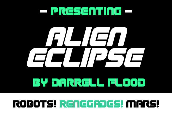 Alien Eclipse: A Futuristic Typeface for Modern Editorial Design