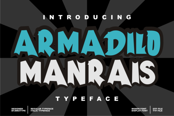 Armadilo Manrais: The Bold Display Font That Elevates Handmade Goods