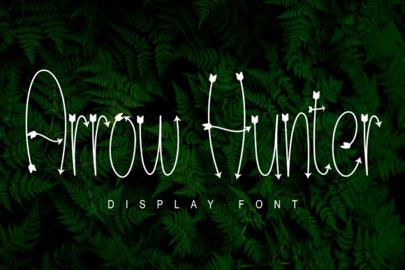 Arrow Hunter: The Perfect Display Font for Handmade Product Labels