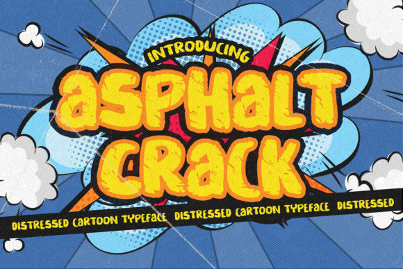 Asphalt Crack: The Distressed Display Font That Transforms Small Business Branding