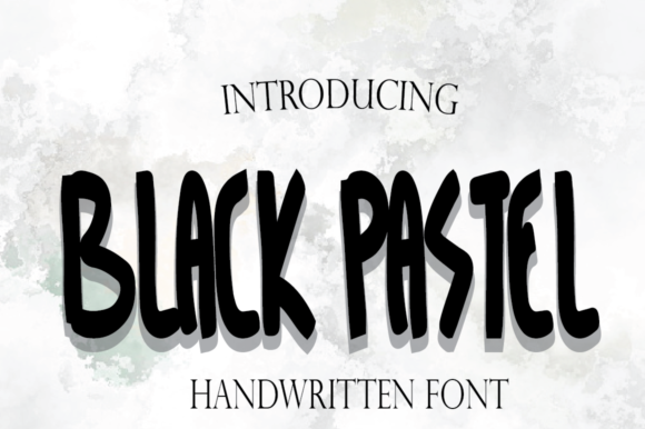 Black Pastel: A Minimalist Typeface for Modern Editorial Design