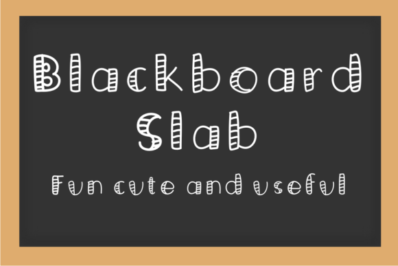 Blackboard Slab: A Playful Display Typeface for Modern Web Design