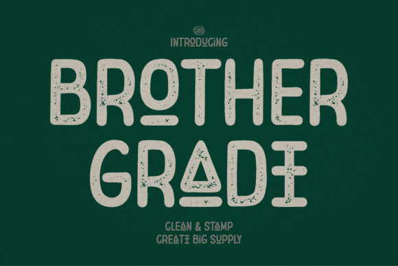 Brother Grade: The Unique Display Typeface for Modern Web Design