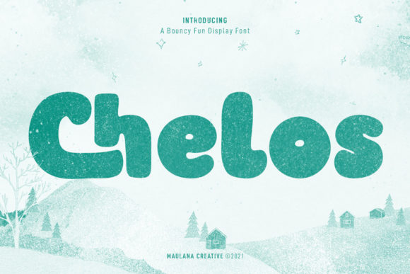 Chelos: A Playful Display Typeface for Modern Editorial Design