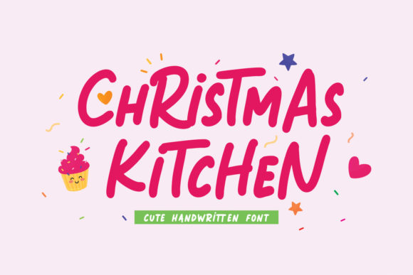 Christmas Kitchen: The Perfect Display Font for Festive Branding