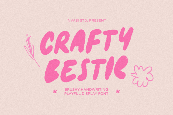 Crafty Bestie: The Perfect Display Font for Handmade Labels and Cards