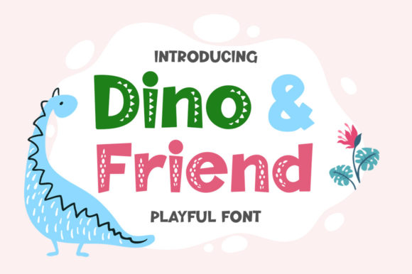 Dino Friend: A Playful Display Typeface for Modern Web Design