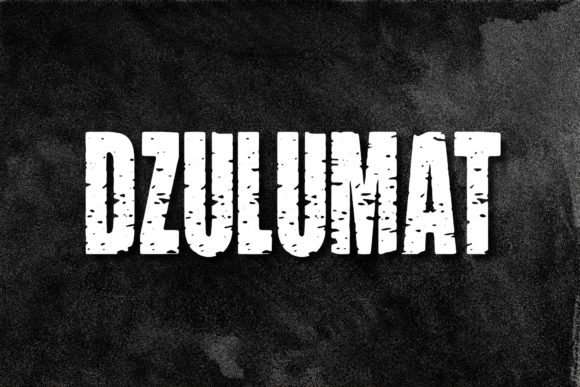 Dzulumat: The Horror Display Font That Elevates Campaign Visuals