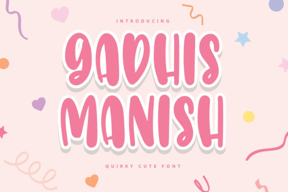 Gadhis Manish: The Friendly Display Font for Authentic Branding