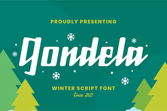 Gondela: The Premium Display Typeface for Handmade Shop Branding