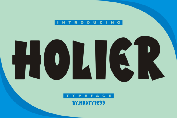 Holier: The Bold Display Typeface for Modern Web Design