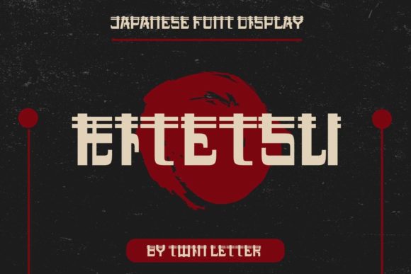 Kitetsu: A Bold Display Typeface for Modern Editorial Design