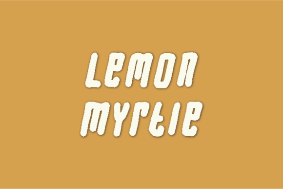 Lemon Myrtle: The Perfect Display Typeface for Editorial Design