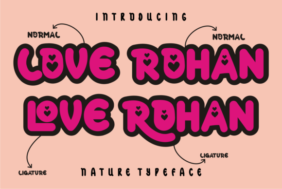 Love Rohan: A Modern Display Typeface for Bold Editorial Design
