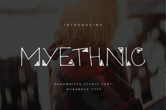 Myethnic: A Creative Display Font for Editorial Design
