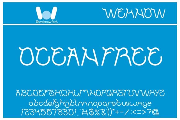 Ocean Free: The Display Typeface for Modern Web Design