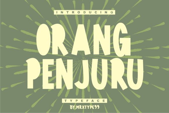 Orang Penjuru: The Display Typeface That Powers Bold Campaigns