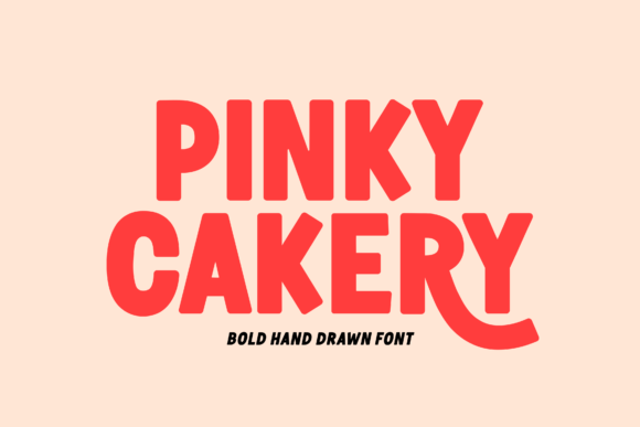 Pinky Cakery: A Cheery Display Font for Playful Brand Identities