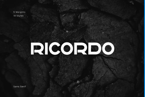 Ricordo: A Modern Display Typeface for Bold Branding