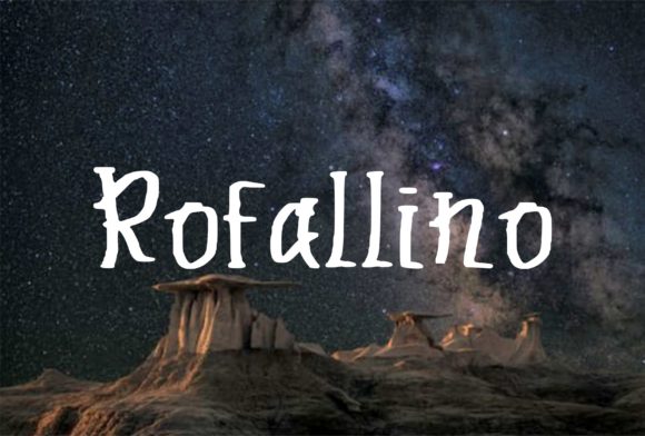 Rofallino: The Perfect Display Font for Handmade Product Labels