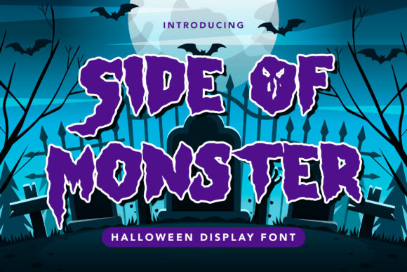 Side of Monster: The Spooky Typeface for Scroll-Stopping Campaigns