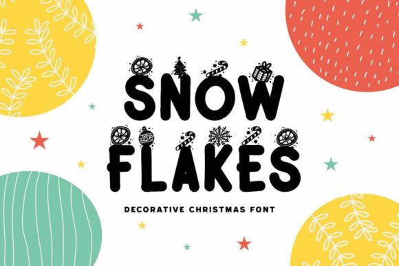 Snow Flakes: A Charming Display Font for Sweet Brand Identities