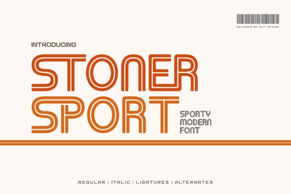 Stoner Sport: The Retro Display Font That Elevates Digital Branding