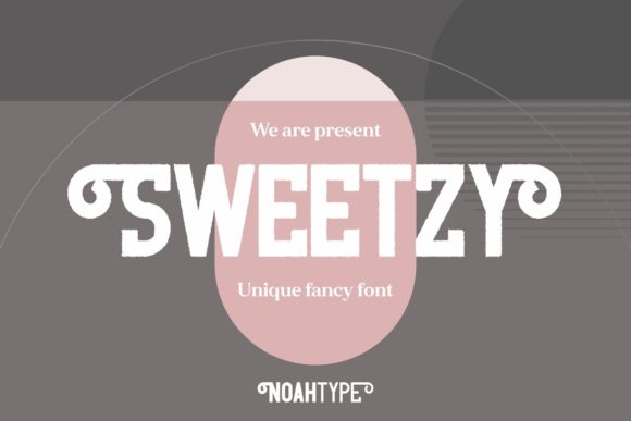 Sweetzy: The Eroded Display Font That Transforms Brand Identity