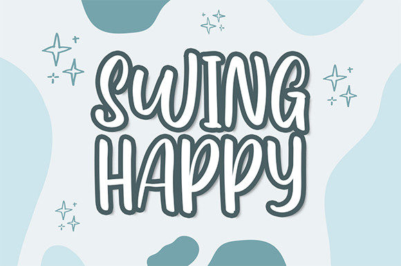 Swing Happy: A Quirky Display Typeface for Web Design