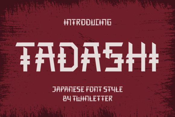 Tadashi: A Japanese-Inspired Display Typeface for Editorial Design