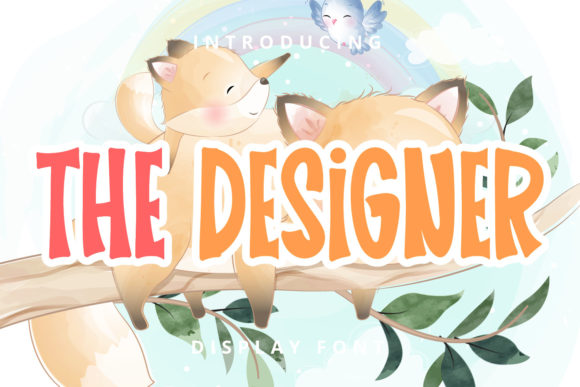 The Designer: A Bold Display Typeface for Modern Branding